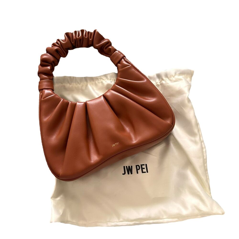 JW PEI Gabbi Vegan Leather Handle Bag Nutella